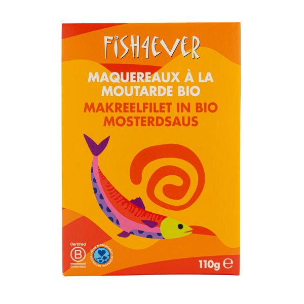 Filets de maquereaux à la moutarde bio - 1