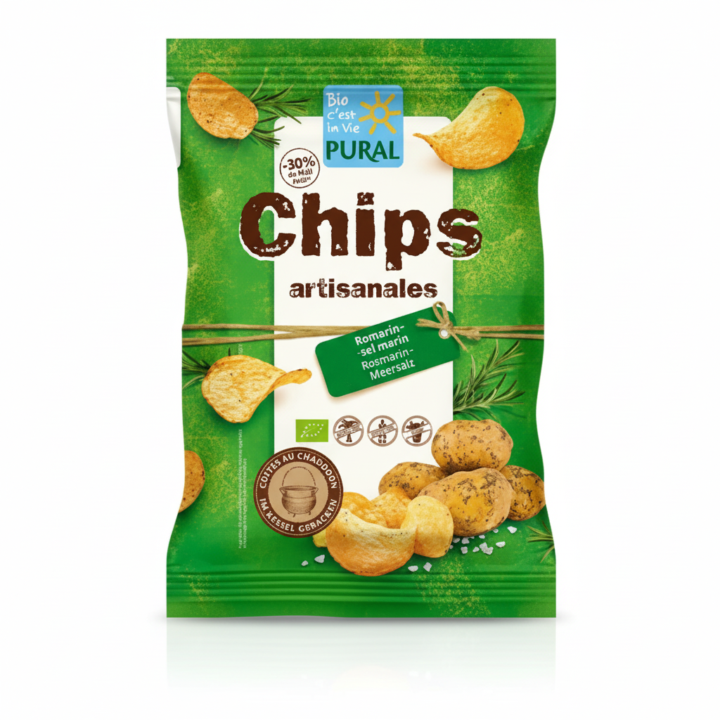 Chips artisanales romarin/sel