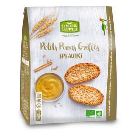 Petits pains grillés epeautre 225g