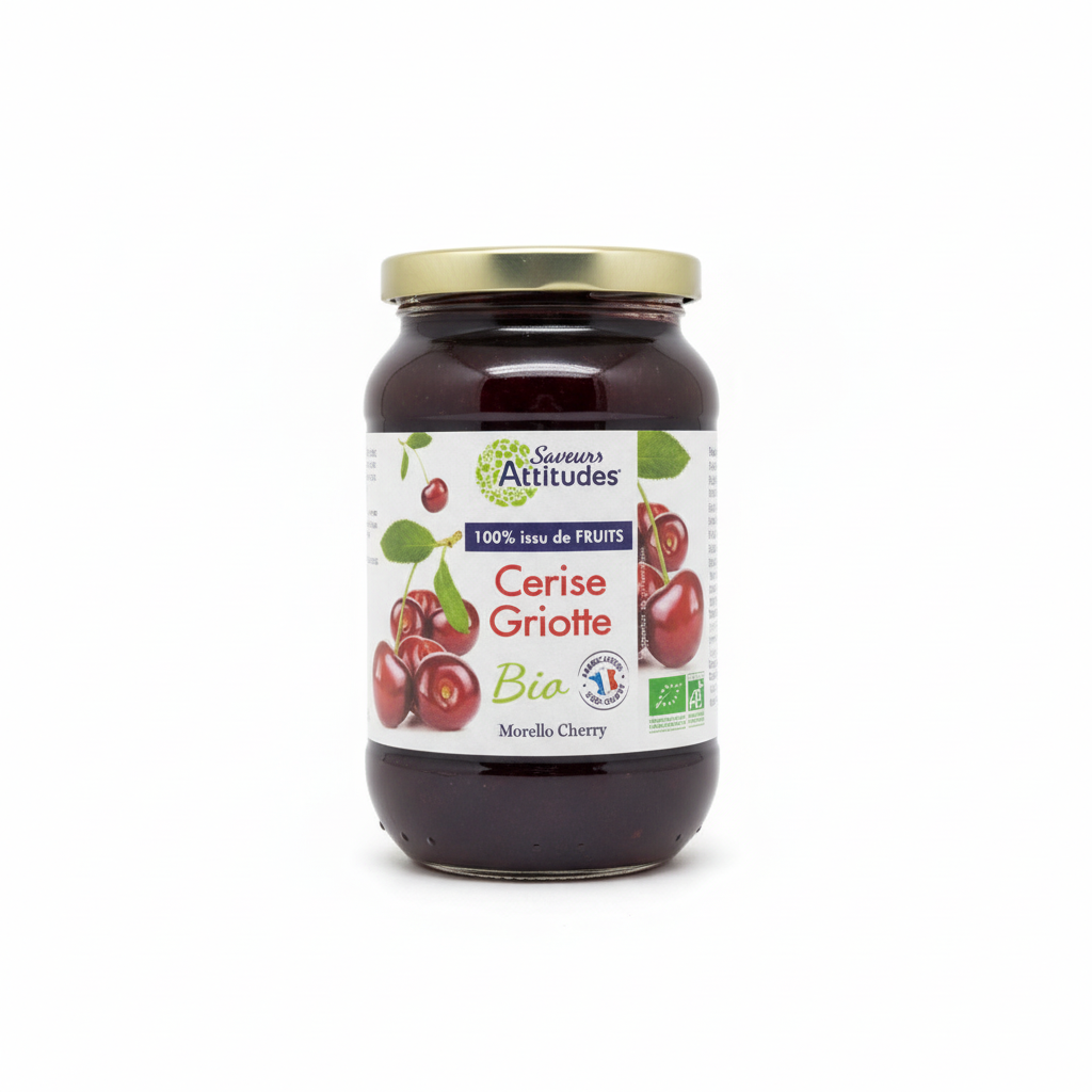 SAVEURS ATTITUDES -- Prepa. aux fruits cerise griotte bio