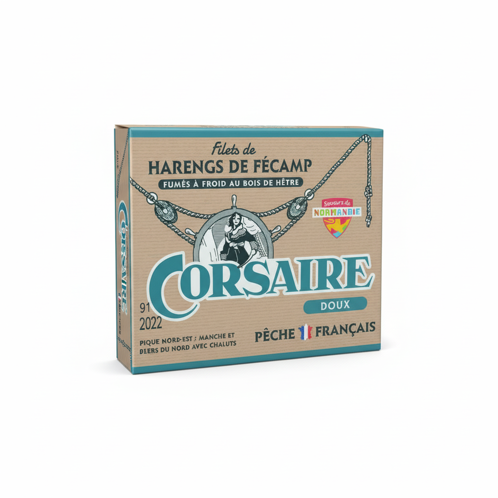 Filets de hareng fumes doux