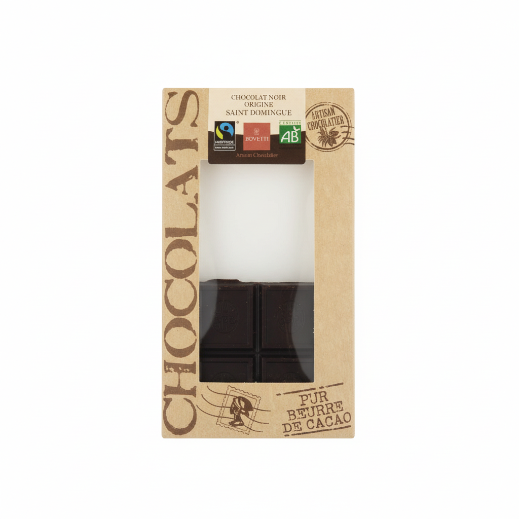 Tablette noir 73% st domingue