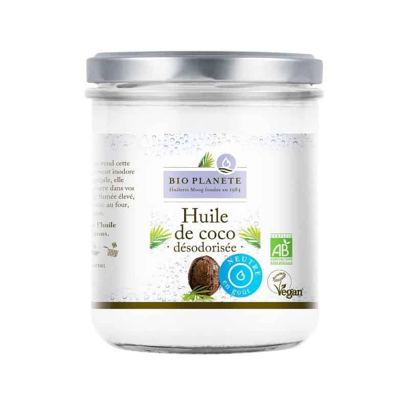 BIO PLANETE -- Huile de coco desodorisee 400ml