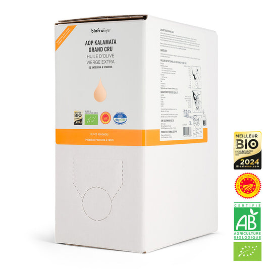 Huile d'olive koronéïki de kalamata aop vierge extra grand cru bio - 1