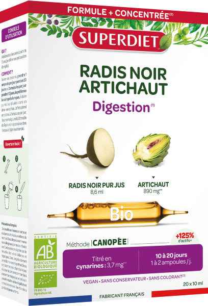 Radis noir artichaut bio (digestion bien être) - 1