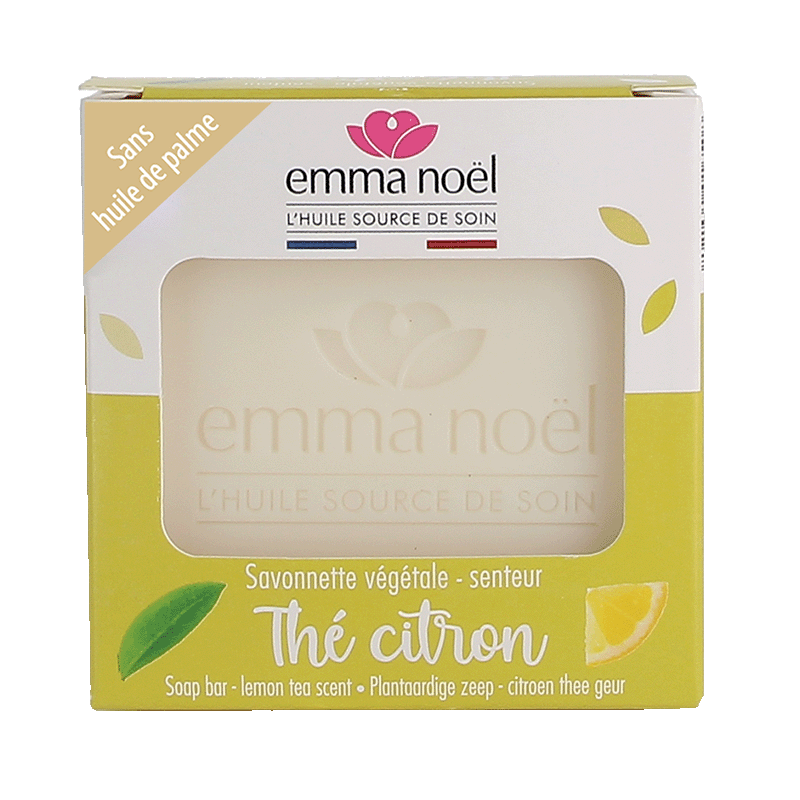 Emma Noël -- Savonnette thé citron bio cosmos - 100 g